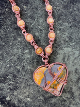 Load image into Gallery viewer, Yellow Calcite Bumblebee Jasper Chain
