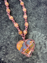 Load image into Gallery viewer, Yellow Calcite Bumblebee Jasper Chain