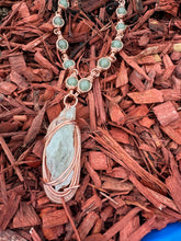 Load image into Gallery viewer, Green Aventurine Green Amethyst (Praisolite) Chain
