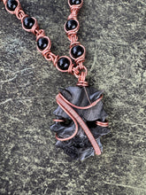 Load image into Gallery viewer, Silver Sheen Obsidian Demon Chain
