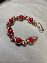 Load image into Gallery viewer, Red Howlite Bracelet
