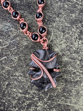 Load image into Gallery viewer, Silver Sheen Obsidian Demon Chain
