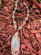Load image into Gallery viewer, Green Aventurine Green Amethyst (Praisolite) Chain
