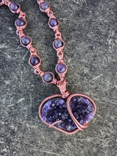 Load image into Gallery viewer, Amethyst Heart Chain

