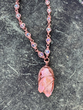 Load image into Gallery viewer, Pink Aura Quartz Chain
