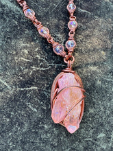 Load image into Gallery viewer, Pink Aura Quartz Chain
