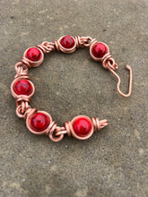 Load image into Gallery viewer, Red Howlite Bracelet
