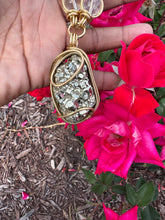 Load image into Gallery viewer, Clear Quartz Pyrite Chain
