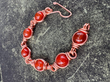 Load image into Gallery viewer, Carnelian Bracelet
