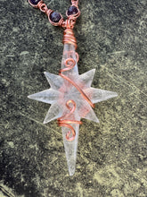 Load image into Gallery viewer, Amethyst Clear Quartz Star Chain
