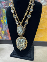 Load image into Gallery viewer, Clear Quartz Pyrite Chain
