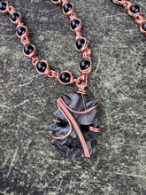 Load image into Gallery viewer, Silver Sheen Obsidian Demon Chain
