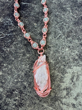 Load image into Gallery viewer, Green Aventurine Green Amethyst (Praisolite) Chain
