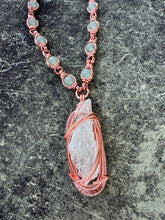 Load image into Gallery viewer, Green Aventurine Green Amethyst (Praisolite) Chain
