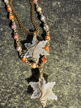 Load image into Gallery viewer, Enhanced Ocean Jasper Quartz Snowflake Cuban And Chain
