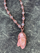Load image into Gallery viewer, Pink Aura Quartz Chain
