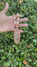 Load and play video in Gallery viewer, Selenite Rainbow Fluorite Chain
