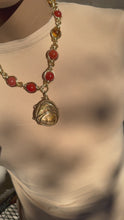 Load and play video in Gallery viewer, Carnelian Amber Smokey Quartz Chain
